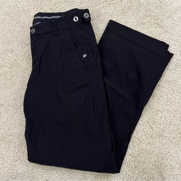Eddie Bauer Sport Women Size 4 Black Pants Active Stretch Outdoor Hiking, - Picture 13 of 16